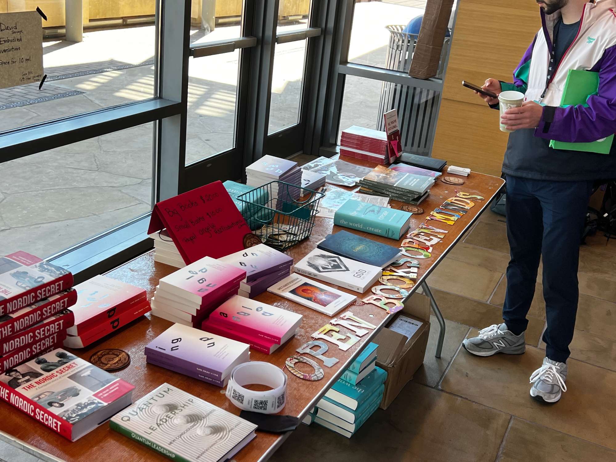 The book table