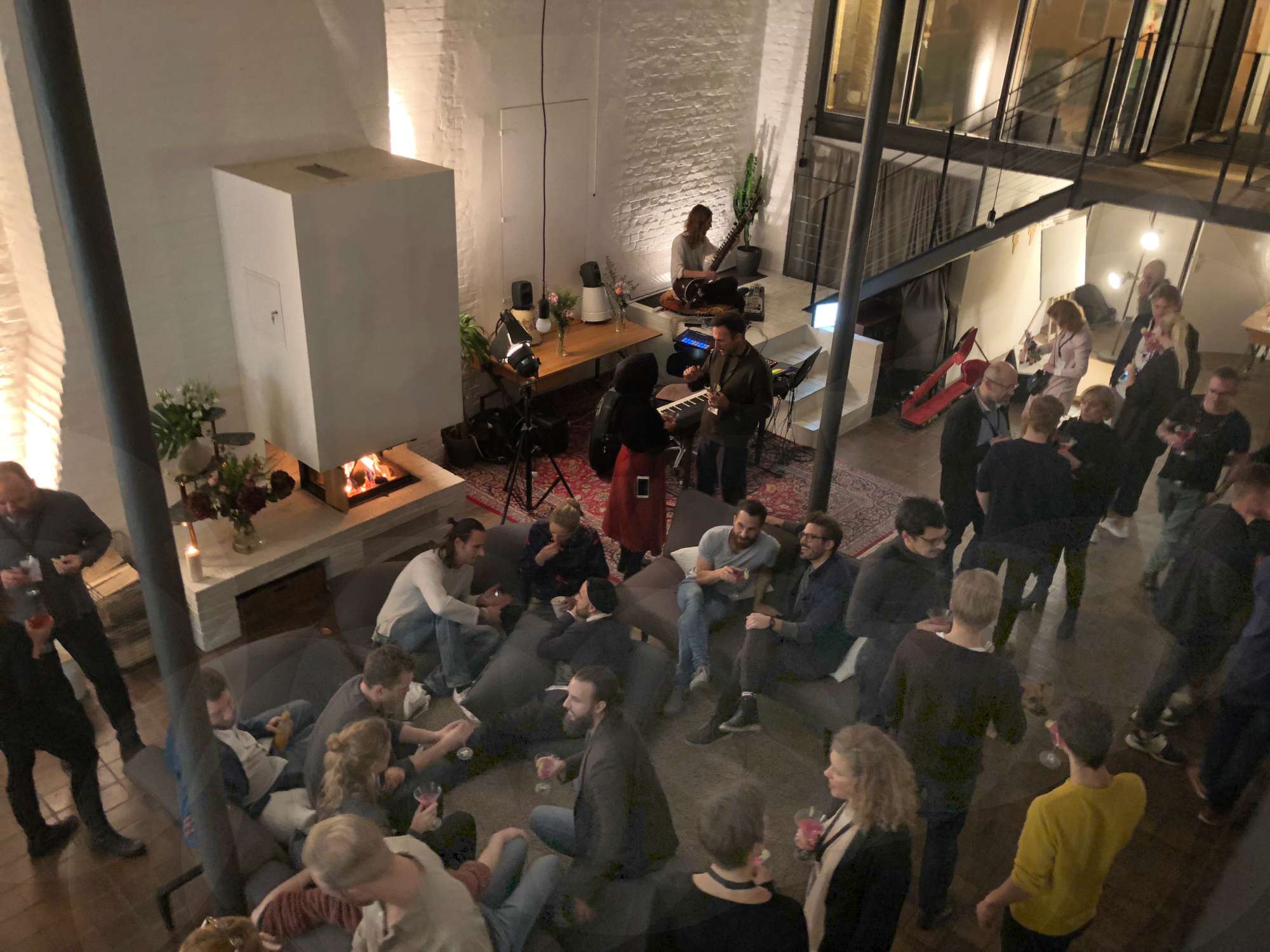 The evening reception