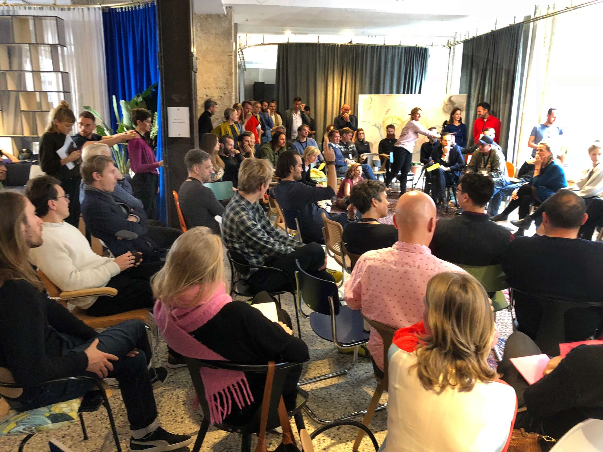 The room in session