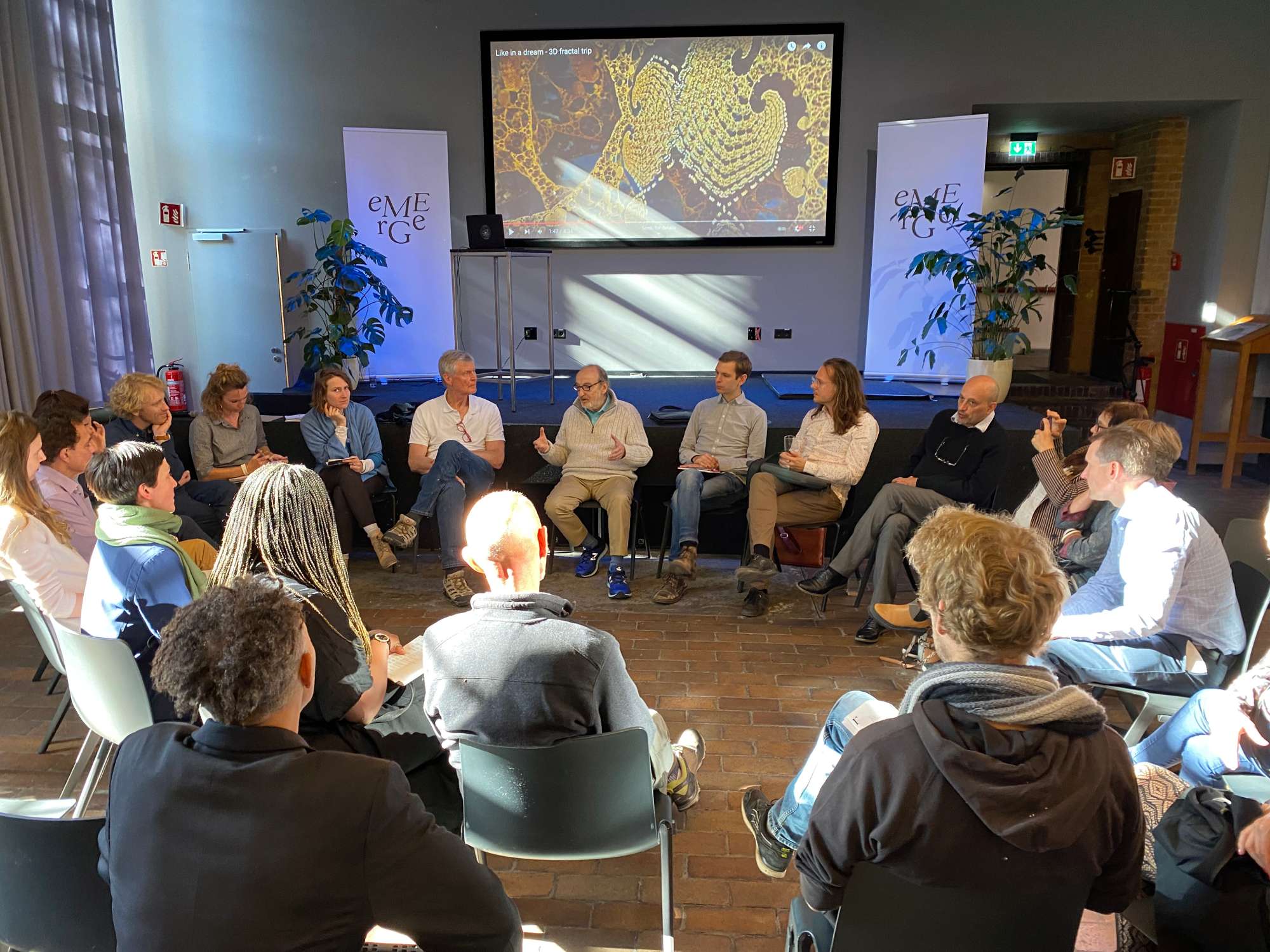 A circle in session
