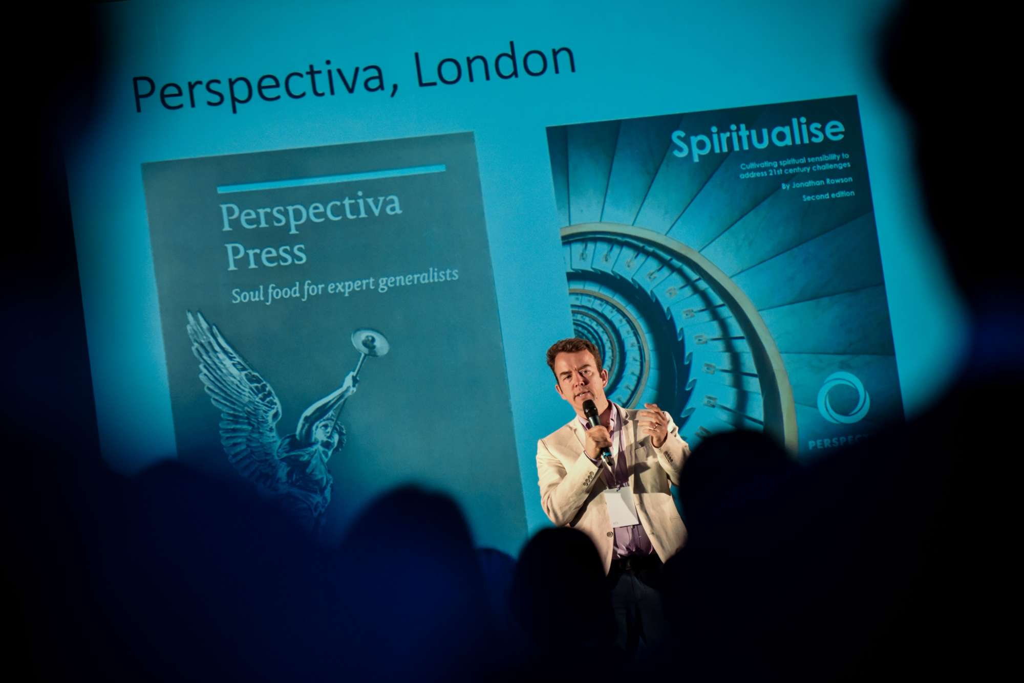 Jonathan Rowson presenting Perspectiva