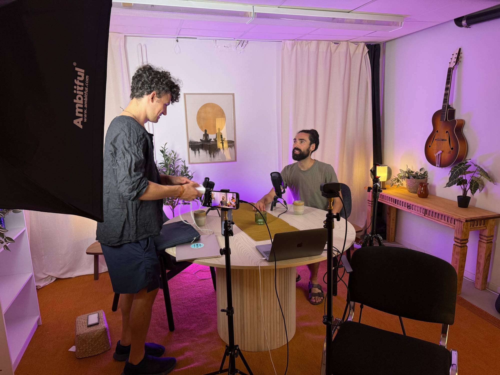 The media studio