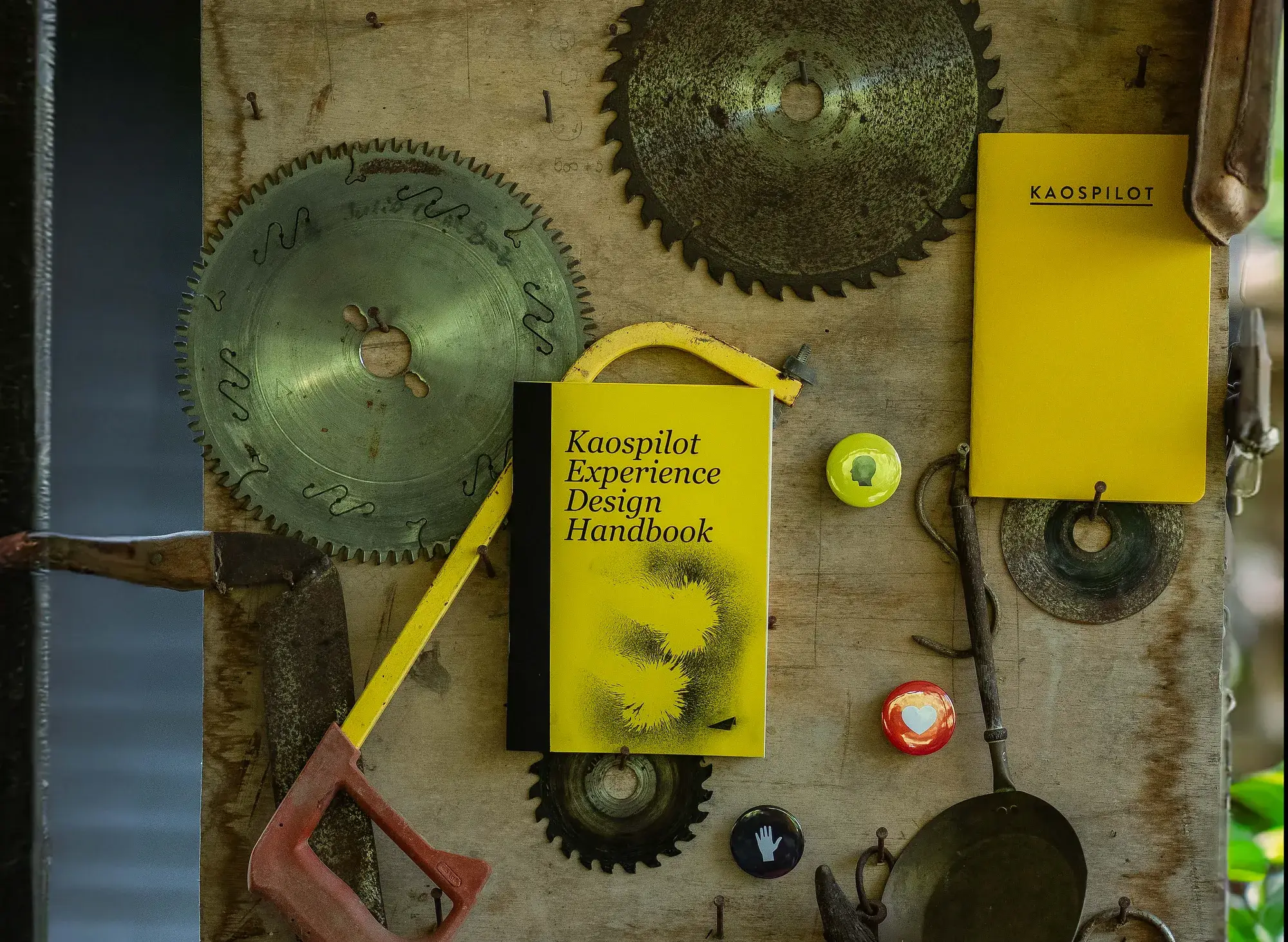The Kaospilot Experience Design Handbook among workshop tools